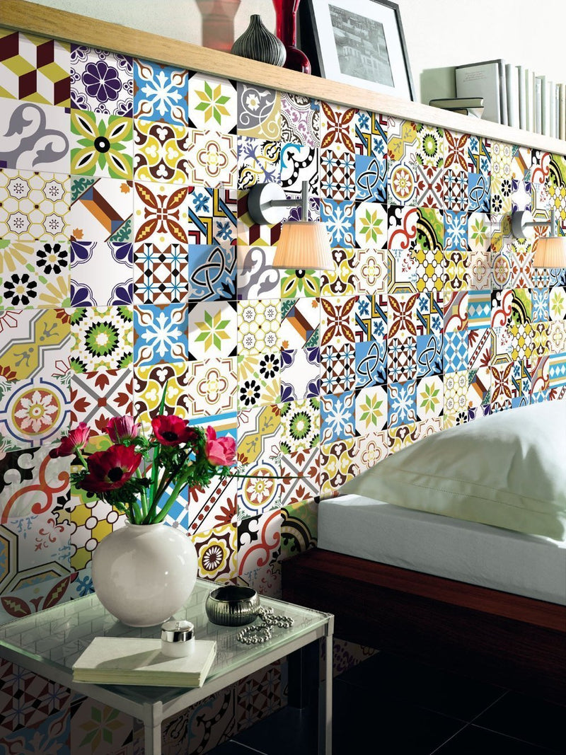 Victorian Crocus Glazed Wall and Floor Tile