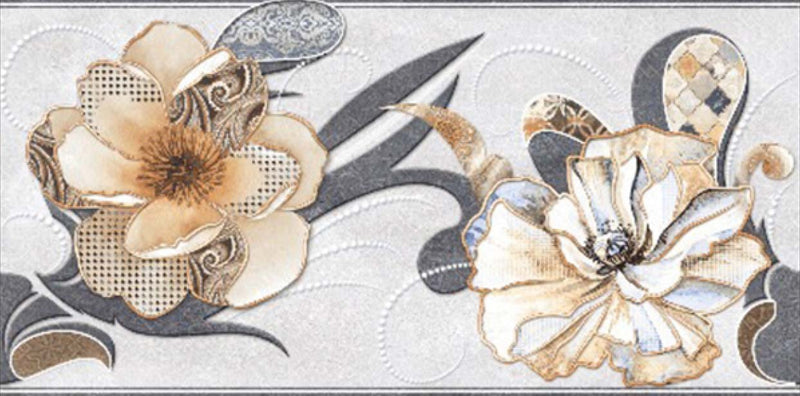 Panama Bianco Decor 40x80cm Porcelain Wall Tile (4039)