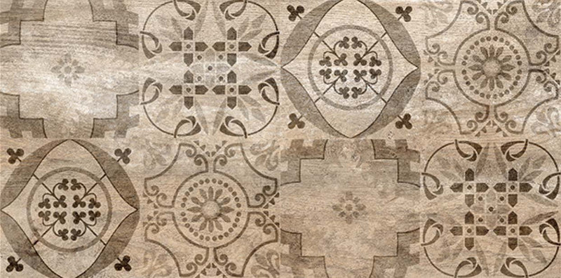 Athena Crema Decor 40x80cm Porcelain Wall Tile (4508)