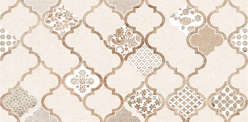 Elex Crema Decor 40x80cm Porcelain Wall Tile (4511)