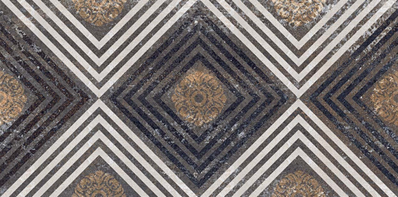 Enigma Negro Decor 40x80cm Porcelain Wall Tile (4514)