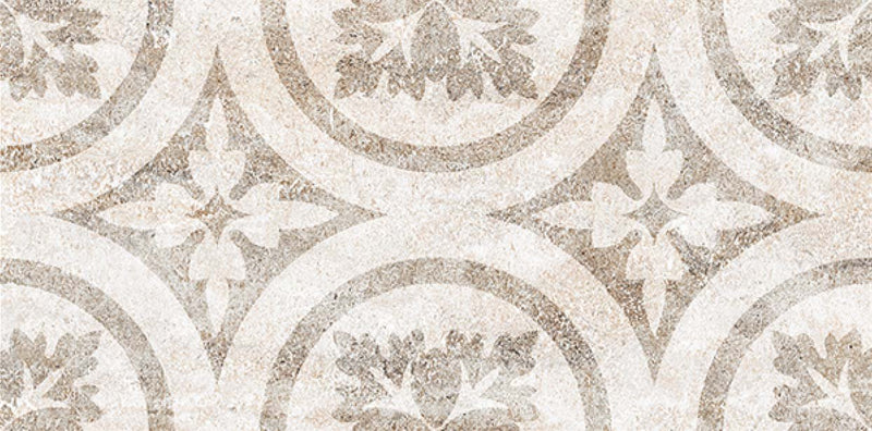 Grafiti Beige Decor 40x80cm Porcelain Wall Tile (4520)