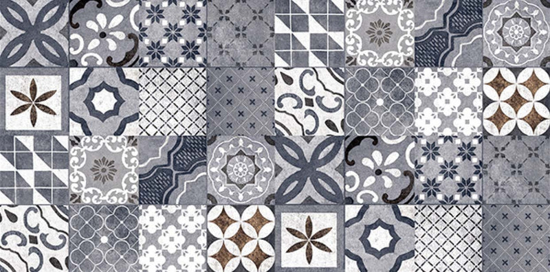 Oxo Bianco Decor 40x80cm Porcelain Wall Tile (4532)