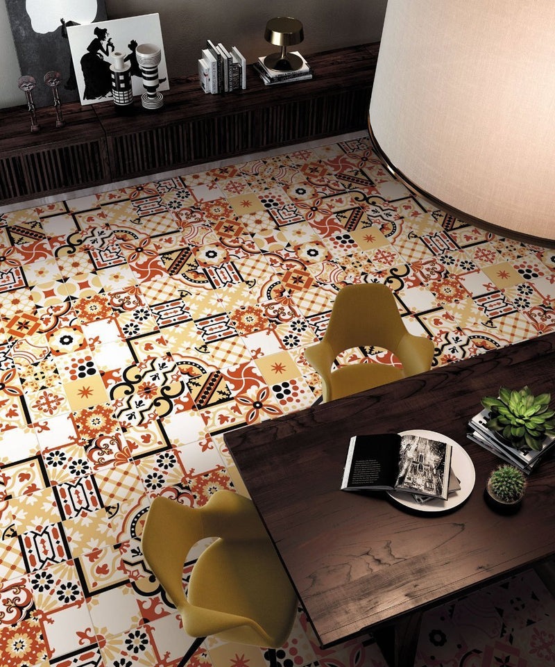 Victorian Buttercup Glazed Wall and Floor Tile