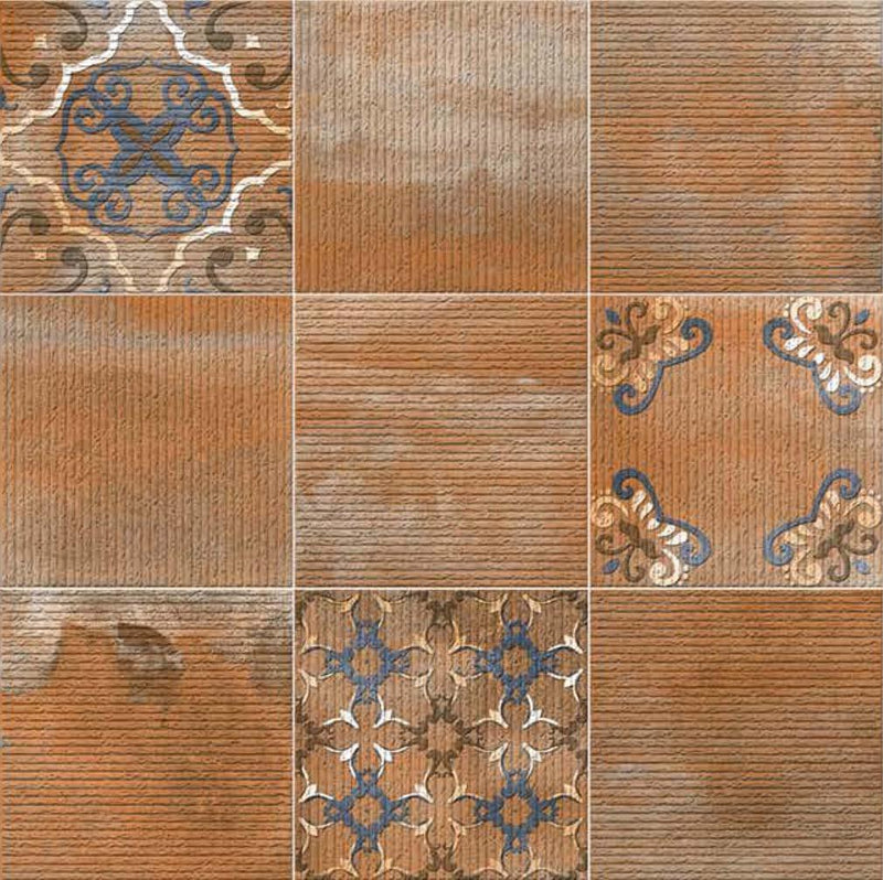 Antico Orange 40x40cm Porcelain Floor Tile (Parking Series)
