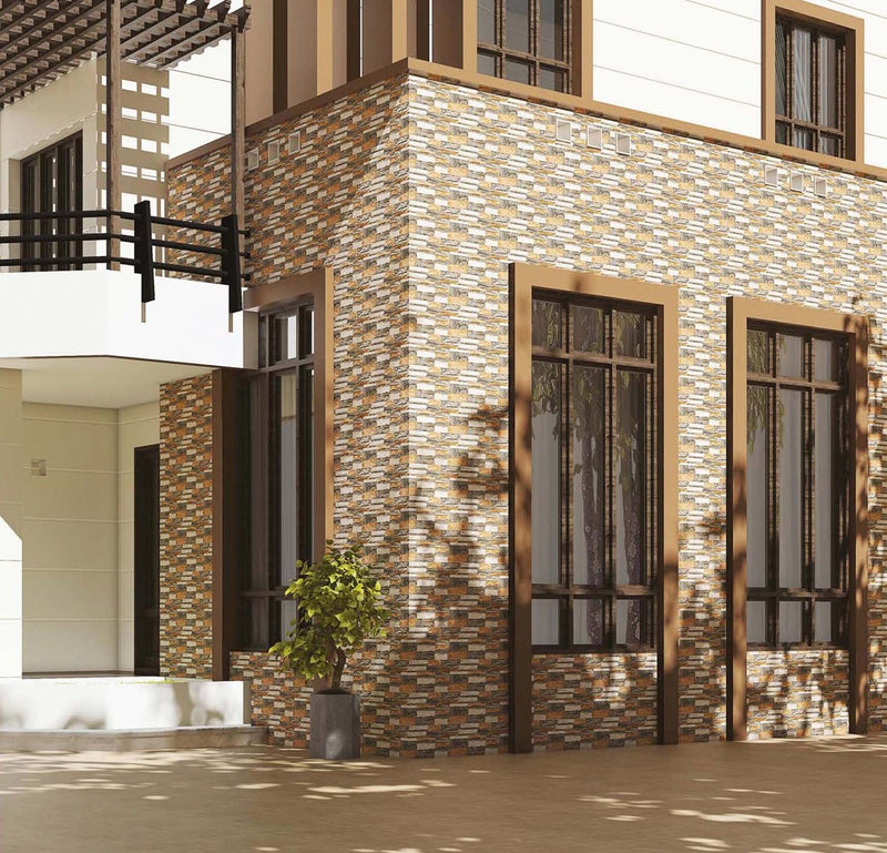 Apricot Dark 30x60cm Porcelain Wall Tile (Elevation Series)