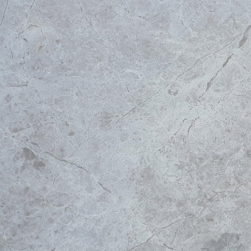 Afyon Grey Rectified Polished Stone Effect Porcelain 800x800mm Wall and Floor Tiles