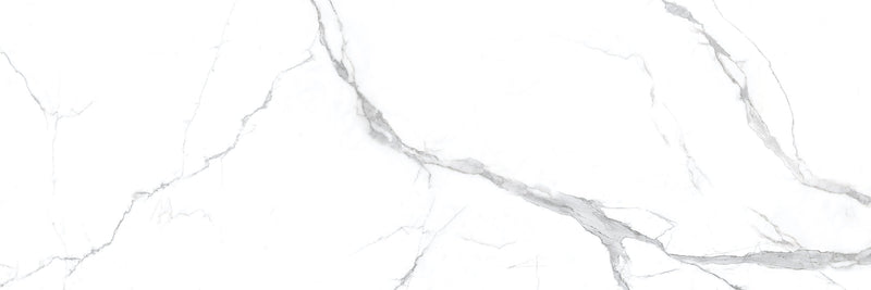 Apuane Statuario 18mm Rectified Large Format Polished Stone Effect Porcelain Worktop 800x2400mm Tiles