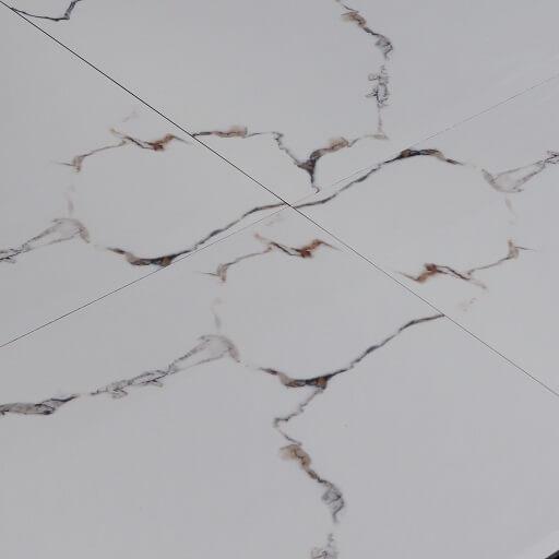 Atlantic White Rectified Polished Porcelain 600x600mm Wall and Floor Tiles