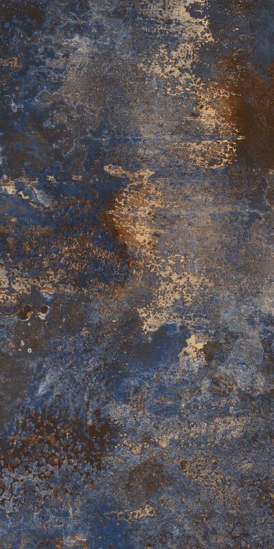 Austin Blue Rectified Large Format Polished Stone Effect Porcelain 800x1600mm Floor Tiles