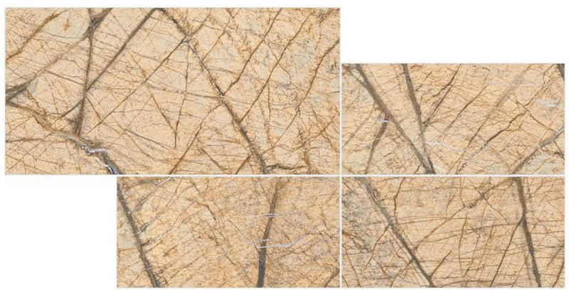 Barbaris Brown 30x60cm Porcelain Wall and Floor Tile (GVT Series)