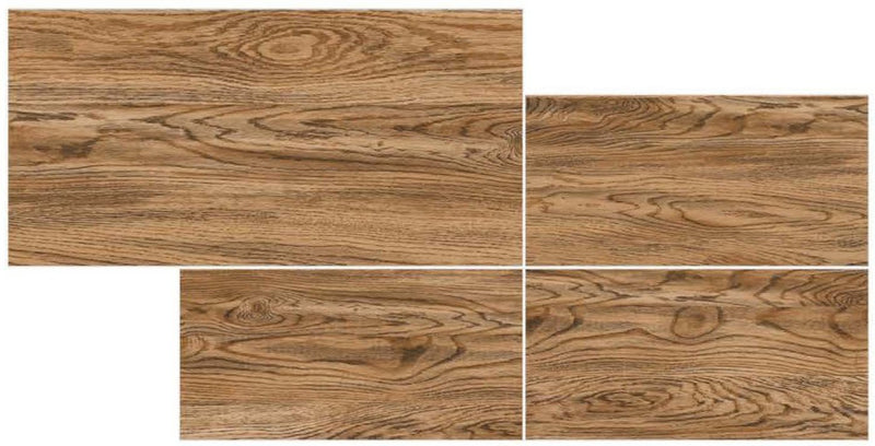 Brown Wood 30x60cm Porcelain Wall and Floor Tile (GVT Series)