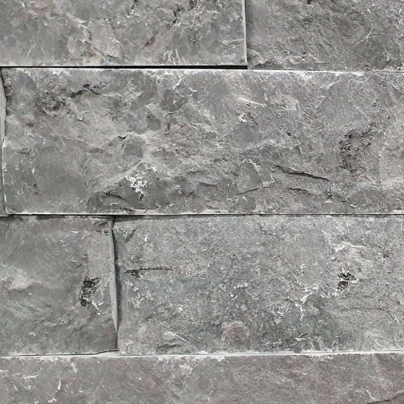 Dark Grey Natural Stone Marble Split Face 300x70mm Decorative Wall Tile