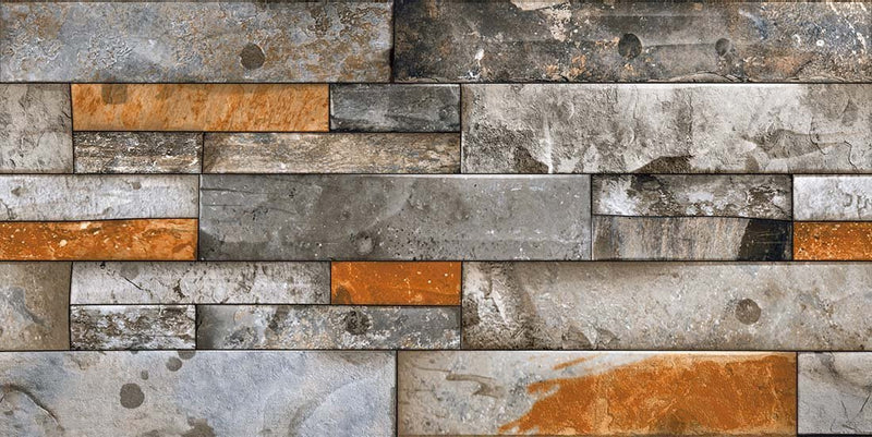 Elmo Grey 30x60cm Porcelain Wall Tile (Elevation Series)