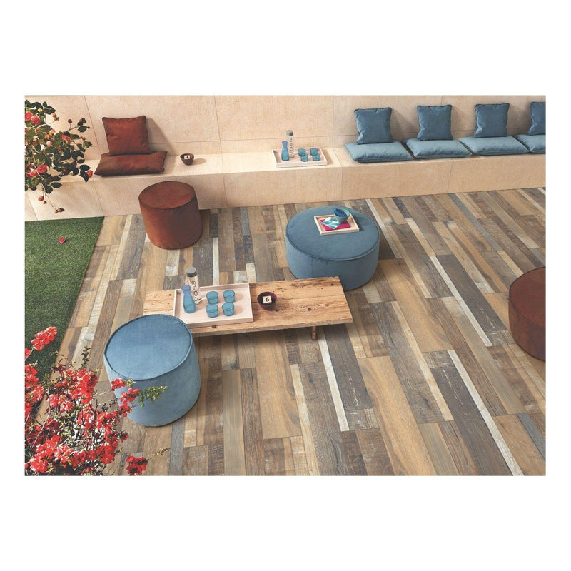 Florest Beige 20x120cm Porcelain Wall and Floor Tile (Wood Collection)