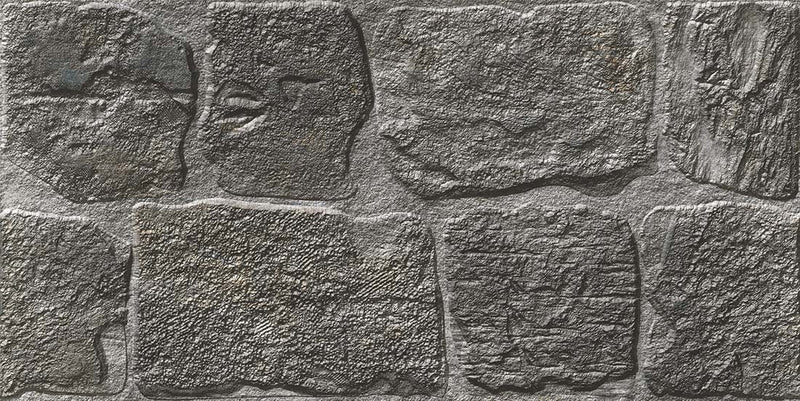 Galena Black 30x60cm Porcelain Wall Tile (Elevation Series)