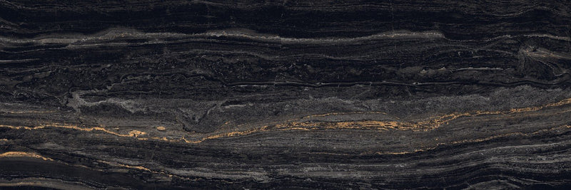 Hematite Black 18mm Rectified Large Format Polished Stone Effect Porcelain Worktop 800x2400mm Tiles