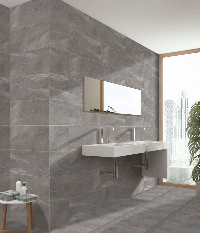 Imperial Grey 30x60cm Porcelain Wall and Floor Tile (GVT Series)