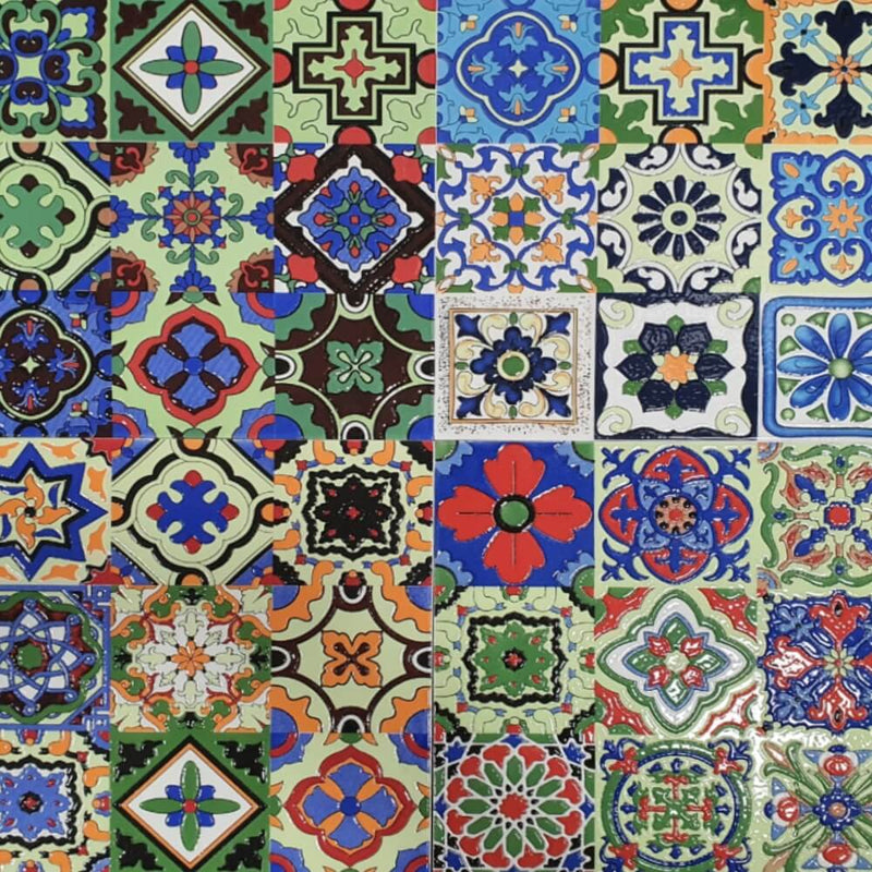 Victorian Green Inca Rectified Polished Ceramic 300x300mm Wall and Floor Tile