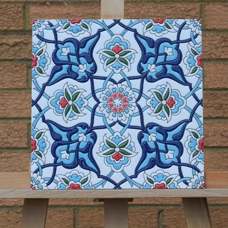 Istanblue Cini Rectified Polished Ceramic 300x300mm Wall and Floor Tile