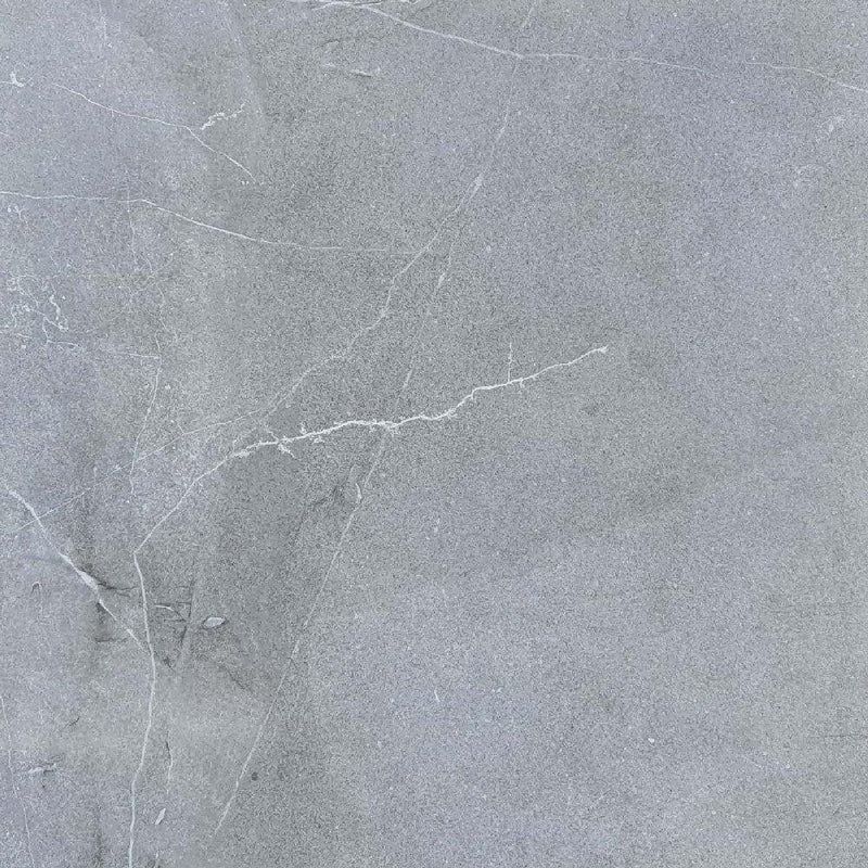 Lego Grey Rectified Polished Stone Effect Porcelain 800x800mm Wall and Floor Tiles