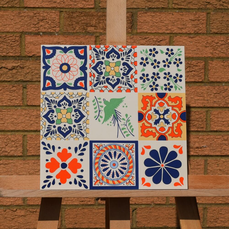 Mexican Mepetec Rectified Matt Ceramic 300x300mm Wall and Floor Tile