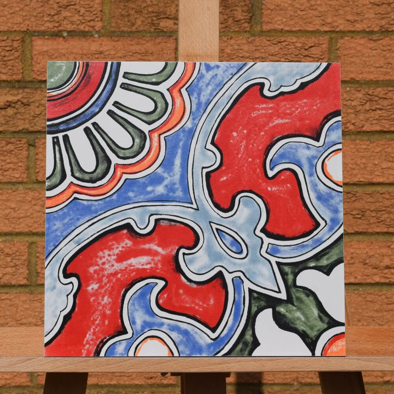 Mexican Red Crocus Rectified Matt Ceramic 300x300mm Wall and Floor Tile