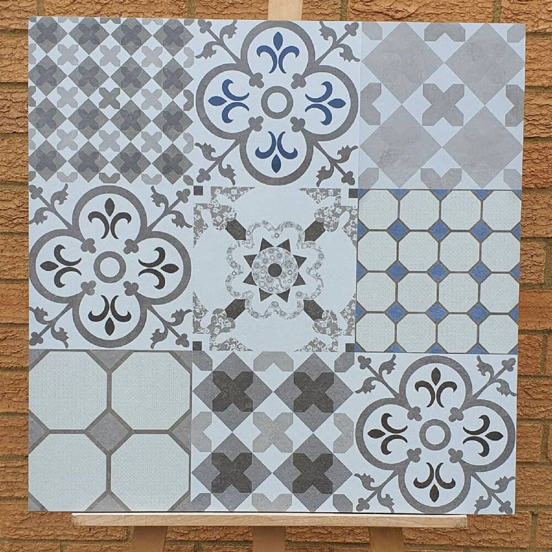 Normandy Rectified Matt Porcelain 20mm 600x600mm Indoor and Outdoor Floor Tile