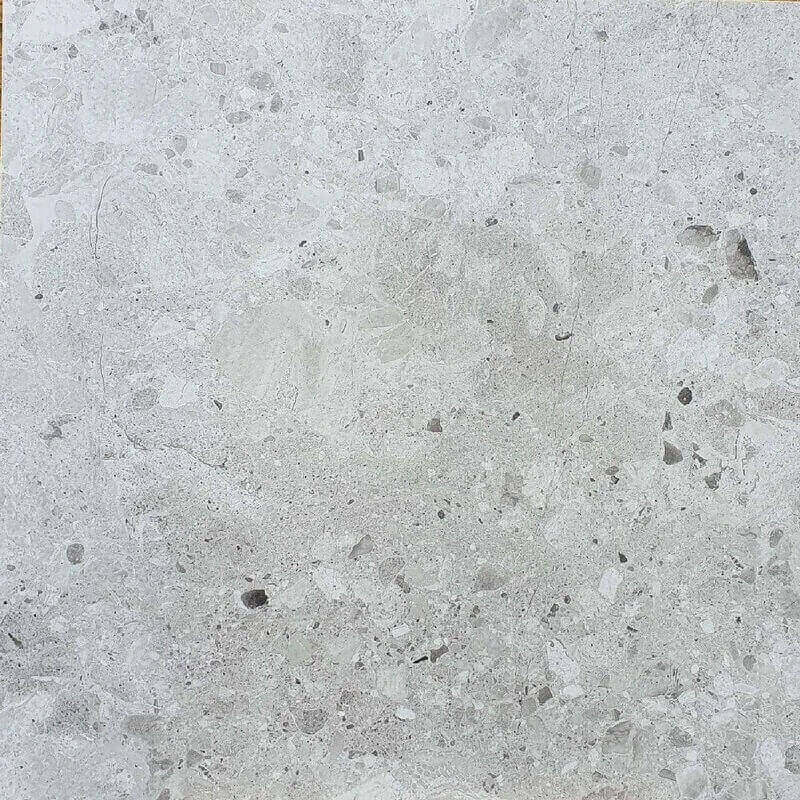 Perlos Grey Rectified Matt Stone Effect Porcelain 800x800mm Wall and Floor Tiles