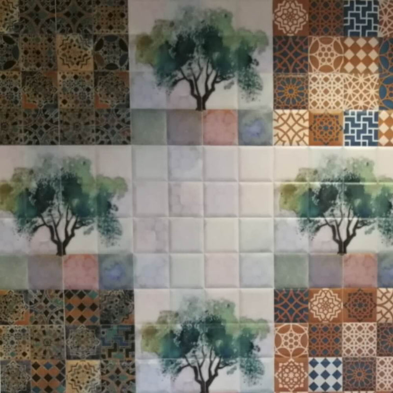 Piazza Bosco LT 300x300mm Decorative Matt Ceramic Wall Tile - Decoridea