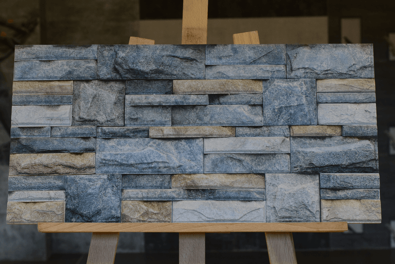 Quartz Sky Split Face Rectified Matt Porcelain 300x600mm Wall Tile - Decoridea