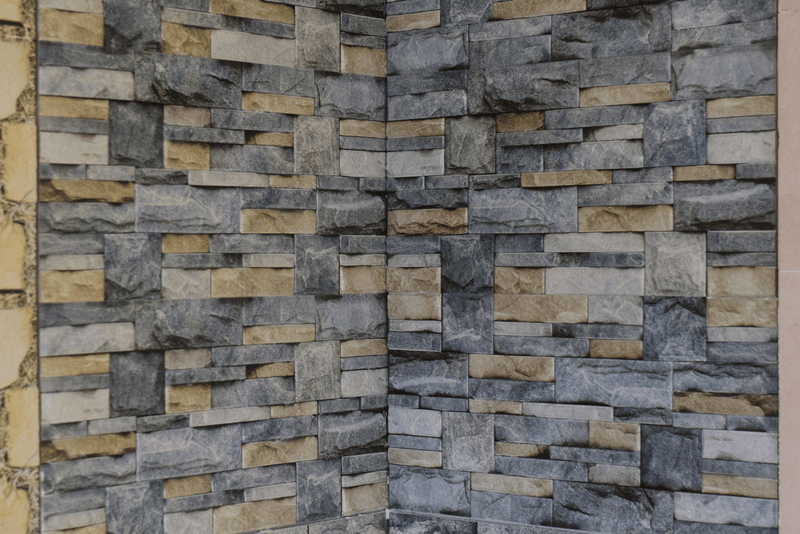 Quartz Sky Split Face Rectified Matt Porcelain 300x600mm Wall Tile - Decoridea