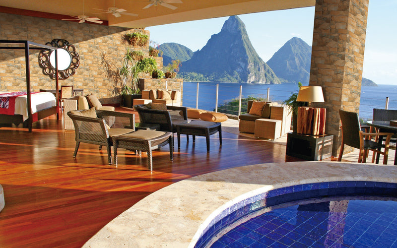 Daisy Split Face Slate Decorative Wall Tile