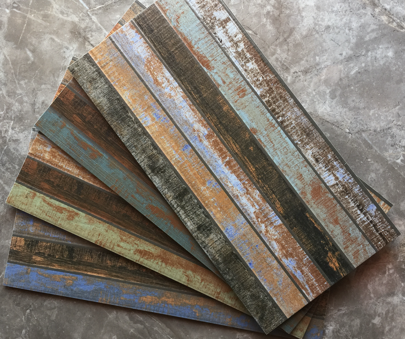 Rainbow Split Face Slate Decorative Wall Tile