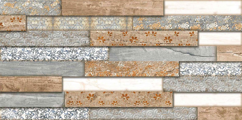 Rush Wood Yellow HL 30x60cm Porcelain Wall and Floor Tile (GVT Series)