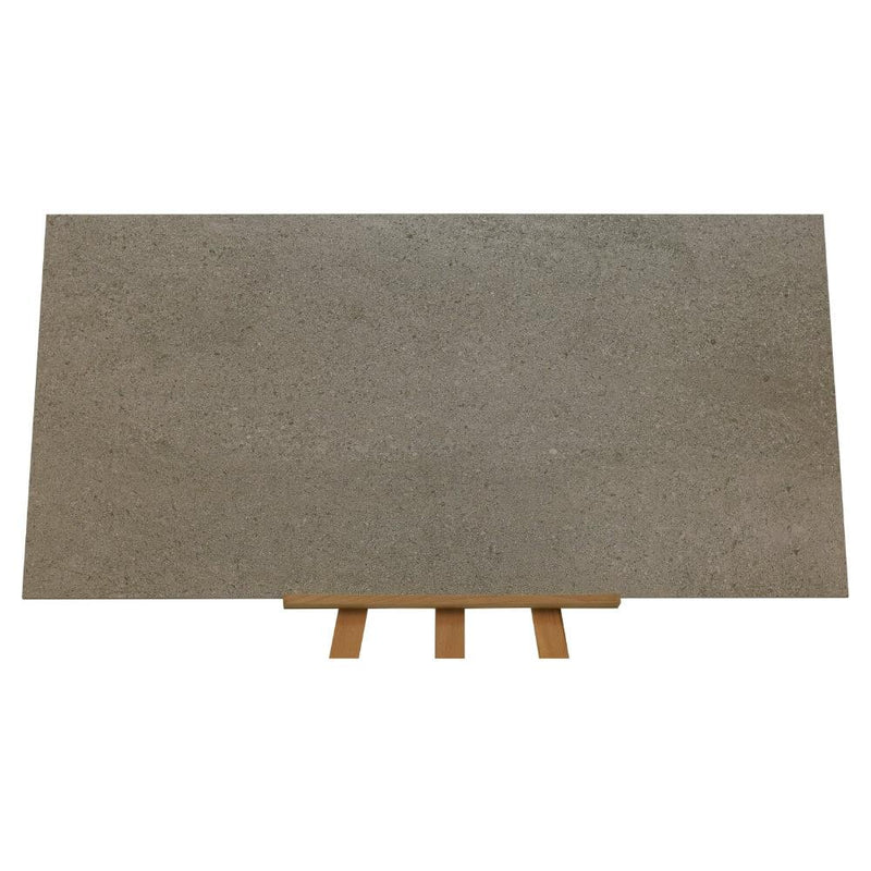 Satto Silver Rectified Large Format Matt Stone Effect Porcelain Floor & Wall Tiles 600x1200mm (12594) - Decoridea