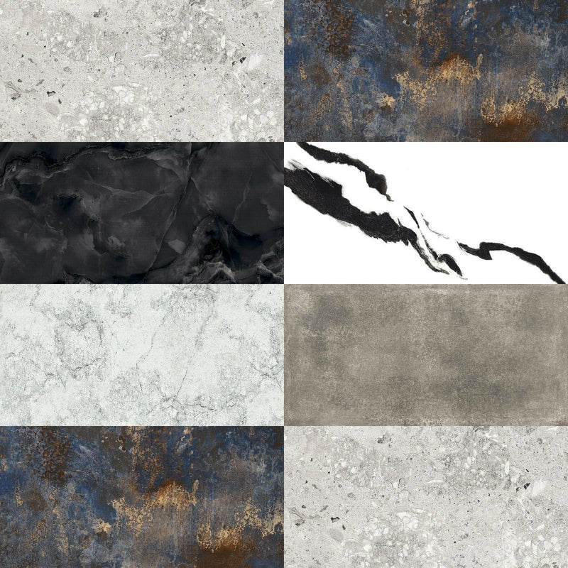 Splashback Rectified Large Format Stone Effect Porcelain 800x1600mm Tiles