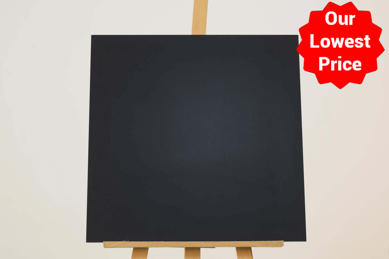 Super Mega Black Rectified Matt Porcelain 600x600mm Wall and Floor Tile - Decoridea