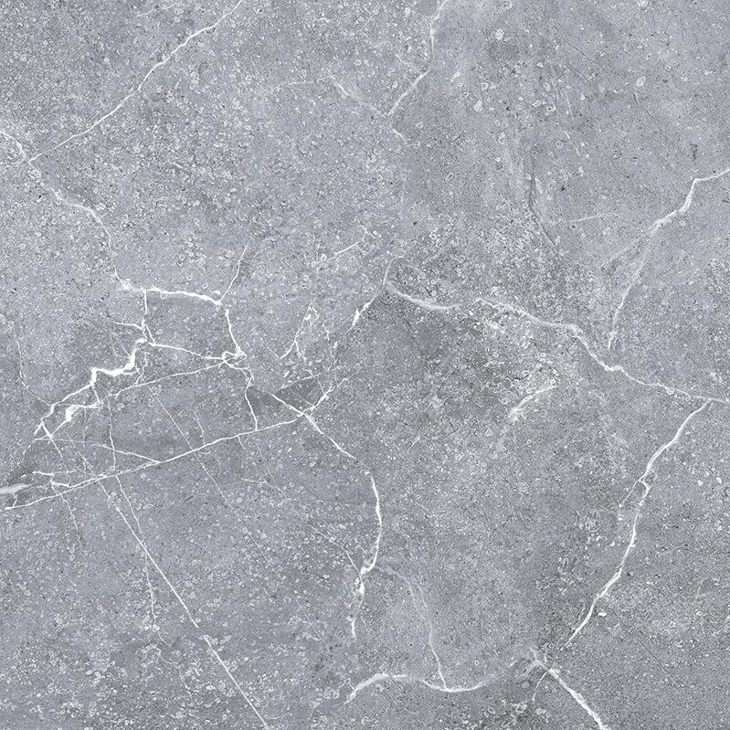 Tunisia Grey Rectified Polished Porcelain 600x600mm Wall and Floor Tiles