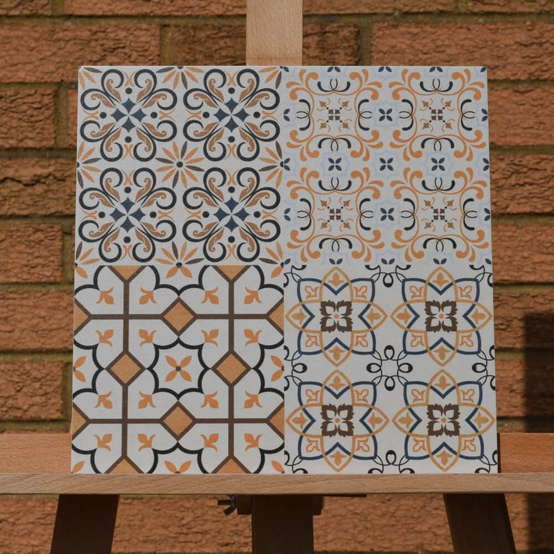 Victorian Andalusia Rectified Matt Ceramic 300x300mm Wall and Floor Tile
