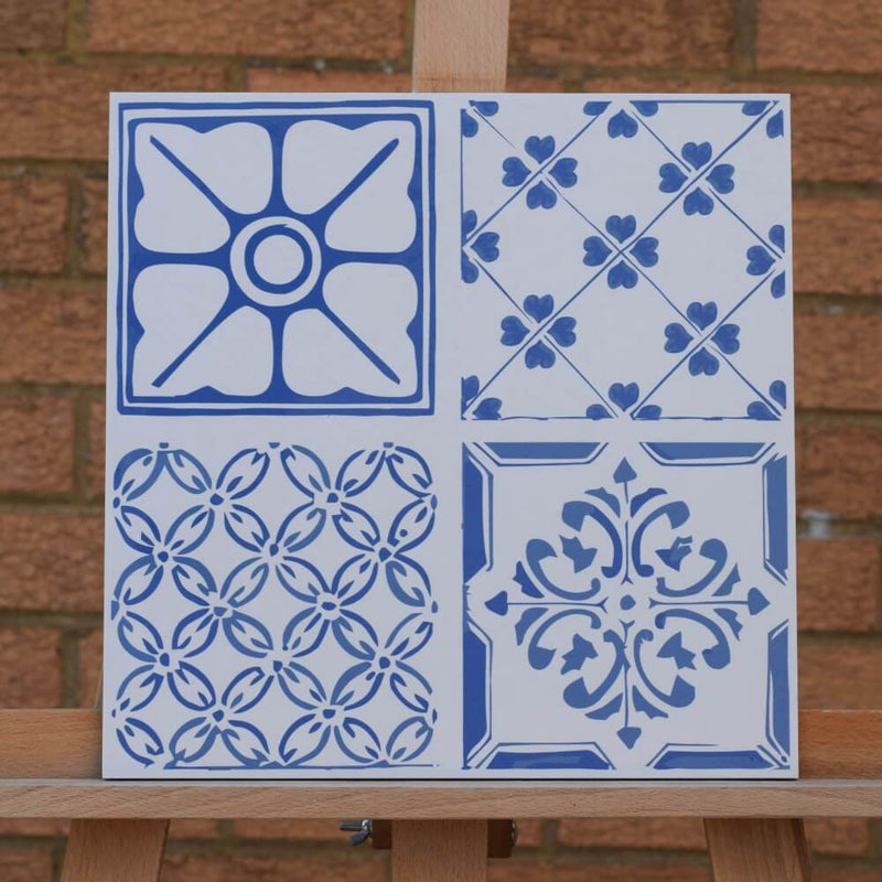 Victorian Santorini Rectified Matt Ceramic 300x300mm Wall and Floor Tile