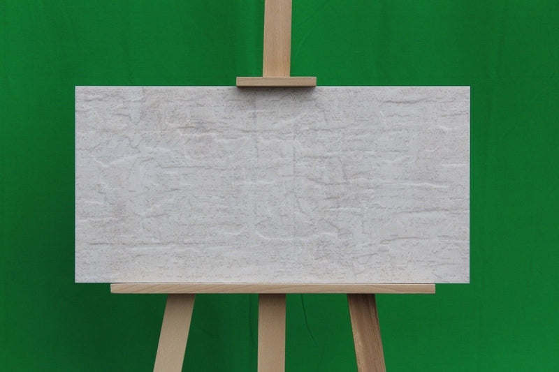 Continent 3D Decorative White Ceramic Wall Tile