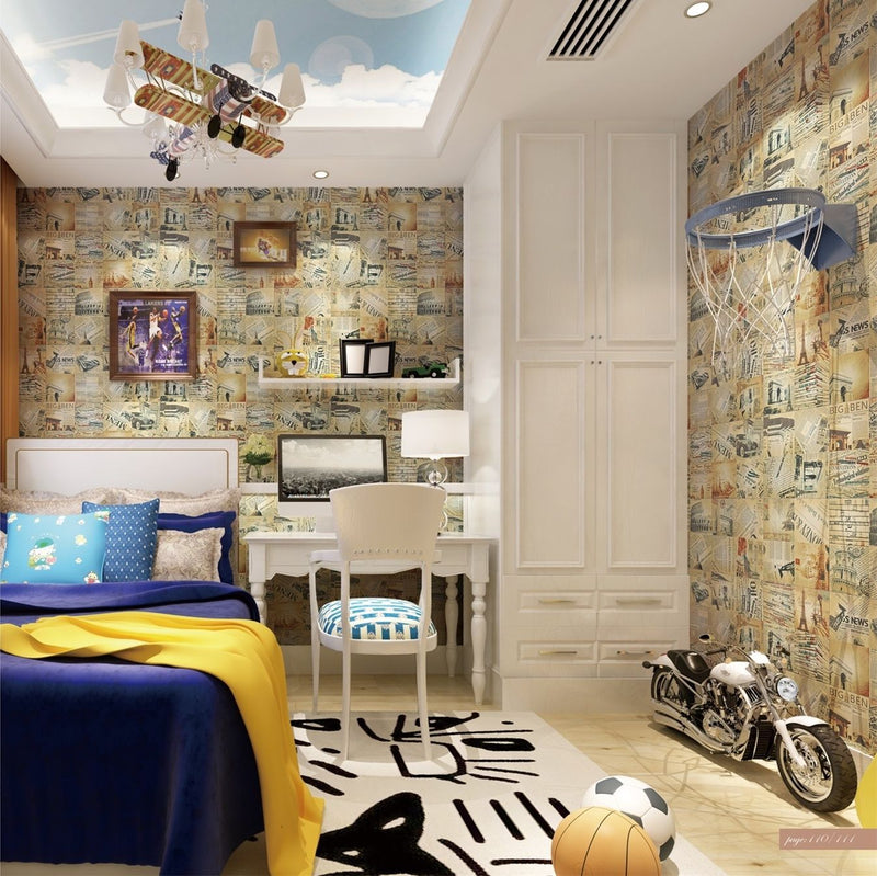 Retro Clippings Glazed Wall and Floor Tile