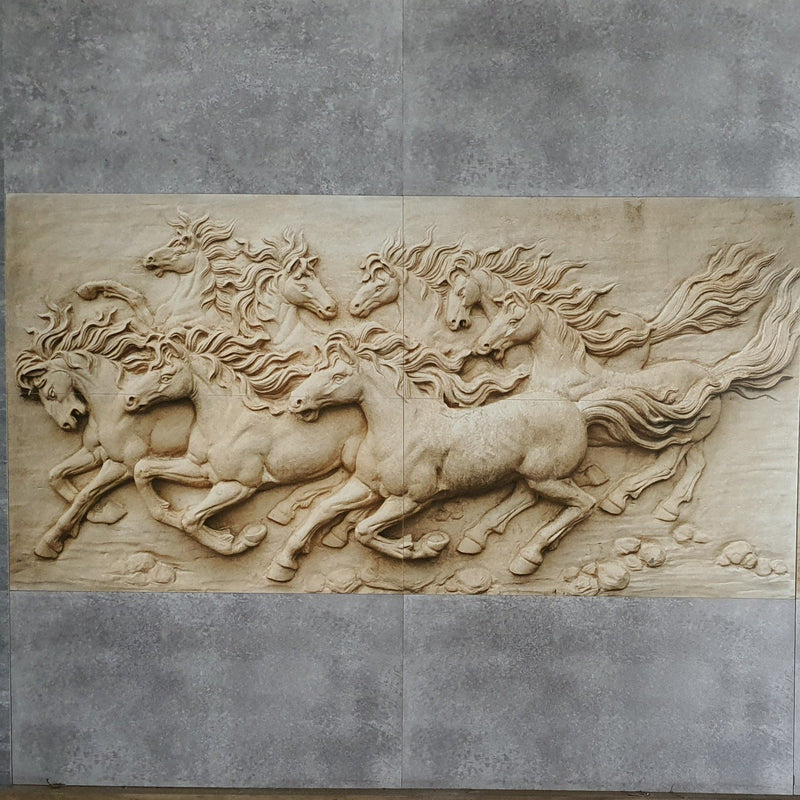 Running Horses Decorative Rectified 300x600mm Wall Tile