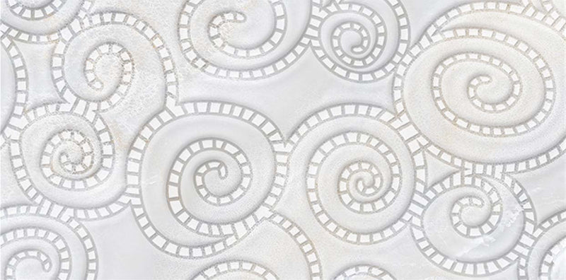 Sphere Bianco Decor 40x80cm Porcelain Wall Tile (4011)