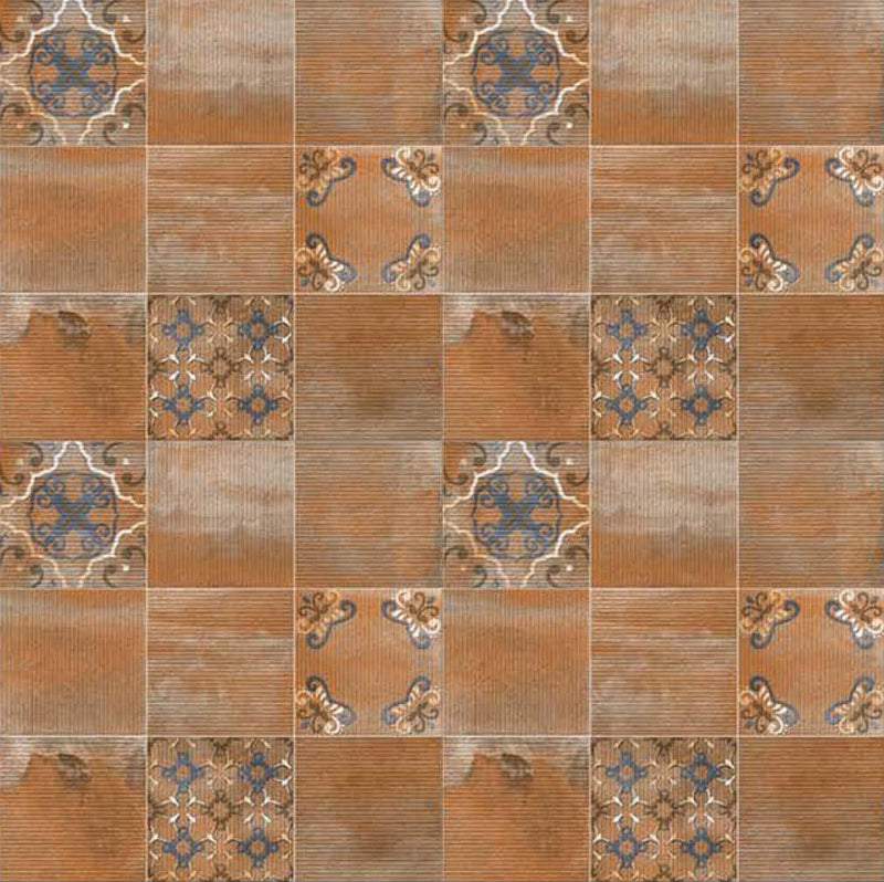 Antico Orange 40x40cm Porcelain Floor Tile (Parking Series)