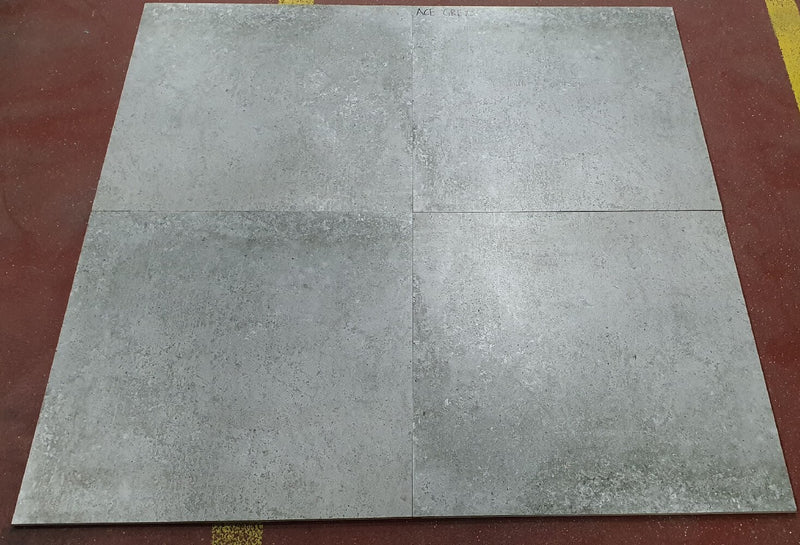 Ace Grey Rectified Matt Porcelain 600x600mm Wall and Floor Tiles
