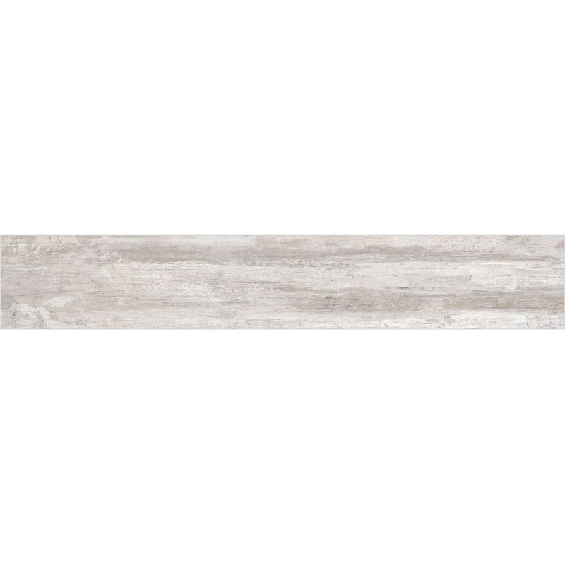 Amazon White 20x120cm Porcelain Wall and Floor Tile (Wood Collection)