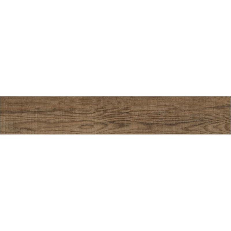 Ascot Brown 20x120cm Porcelain Wall and Floor Tile (Wood Collection)