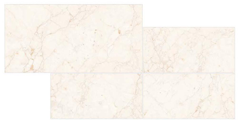 Bricka White 30x60cm Porcelain Wall and Floor Tile (PGVT Series)